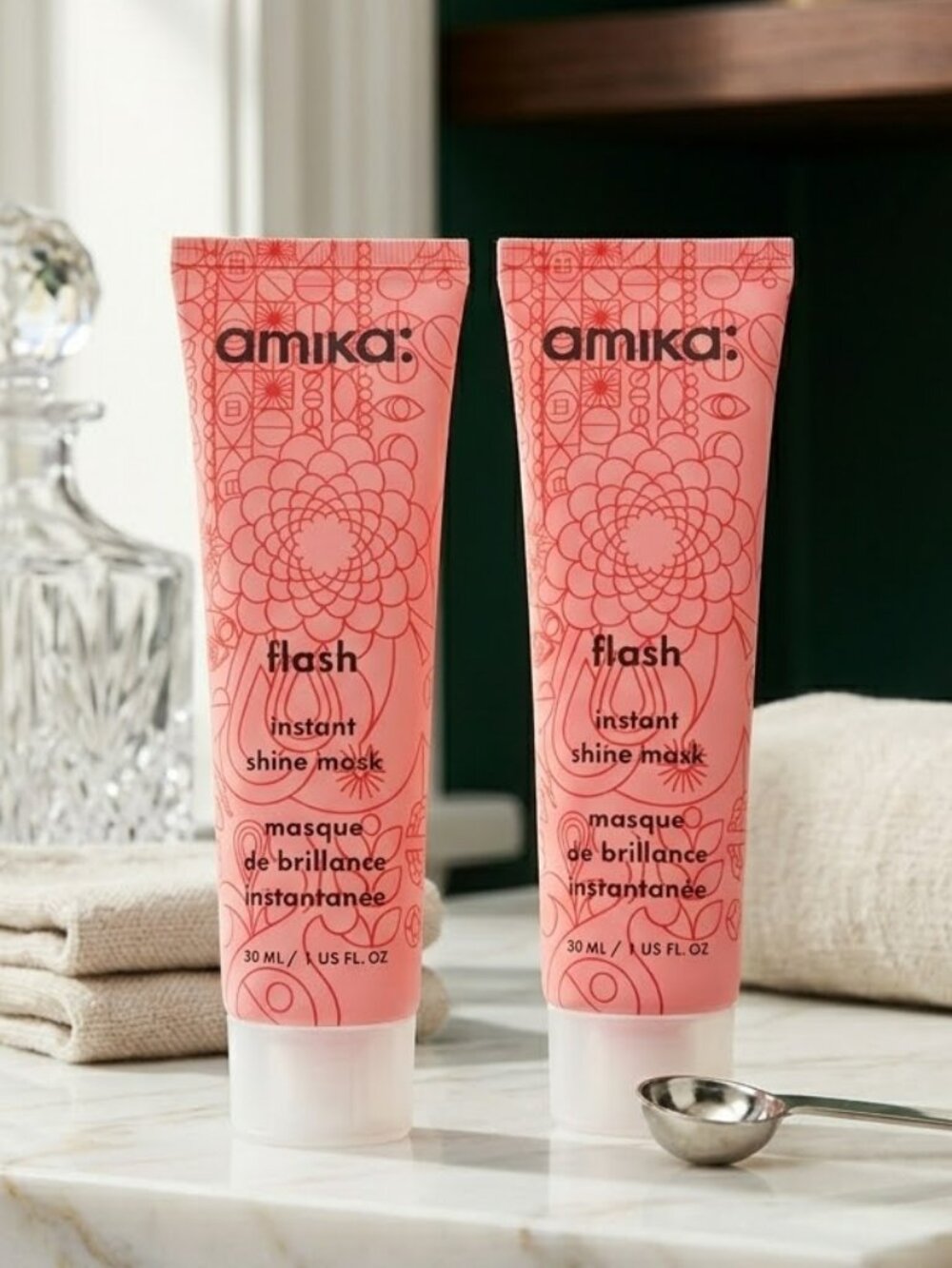 Amika Flash Instant Shine Mask Travel Bundle